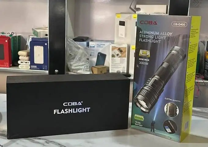 COBA CB-G400 Aluminum Alloy, Lot Imported High Beam Led Flashlight