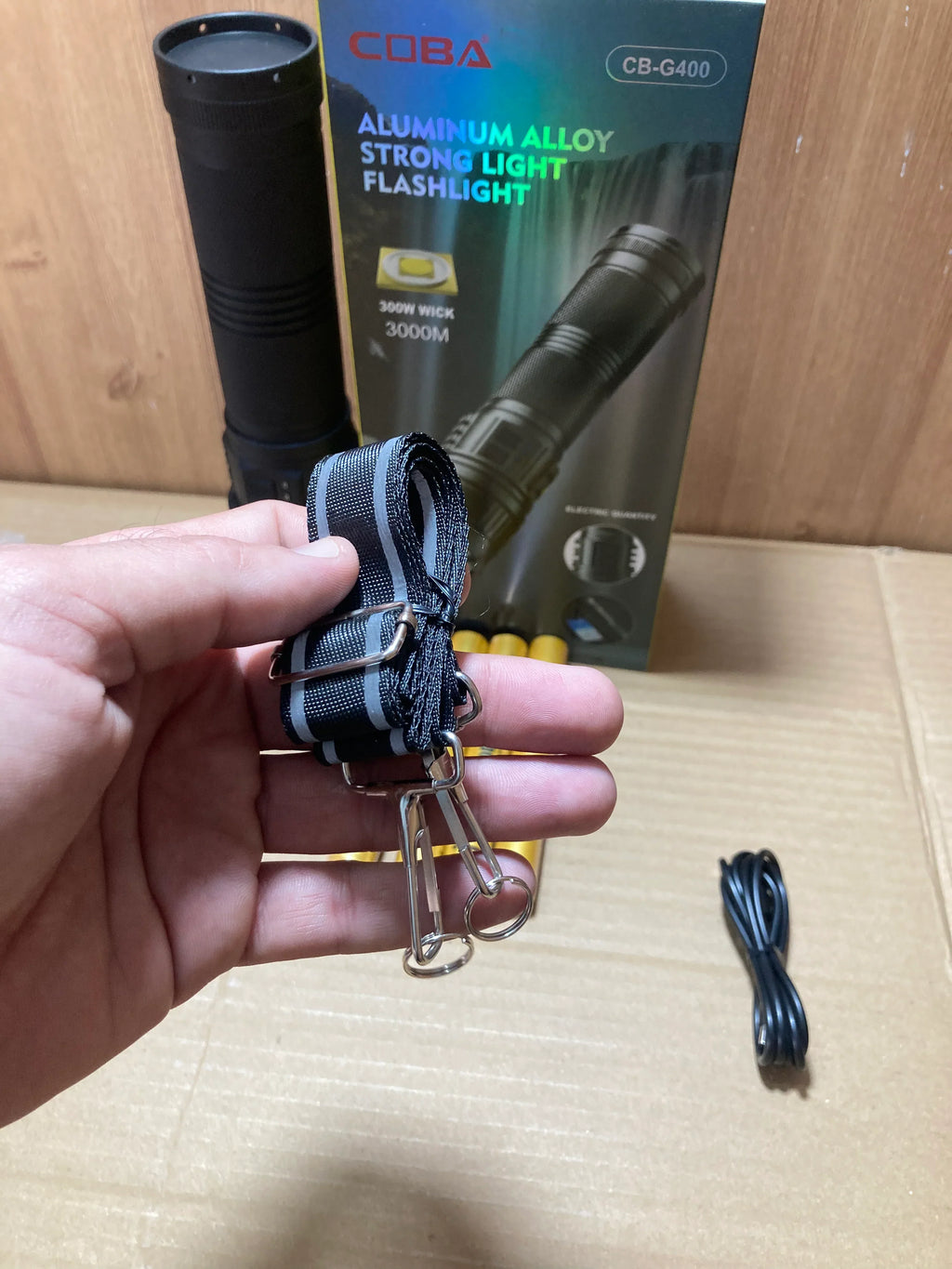 COBA CB-G400 Aluminum Alloy, Lot Imported High Beam Led Flashlight